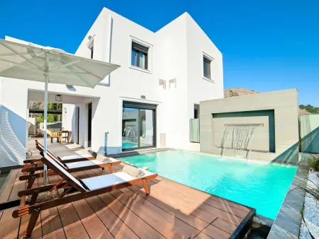 Perla Nera Villa mit privatem beheiztem Pool, Maison 6 personnes à Georgioupoli - Photo 2
