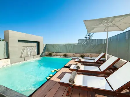 Perla Nera Villa mit privatem beheiztem Pool, Maison 6 personnes à Georgioupoli - Photo 5