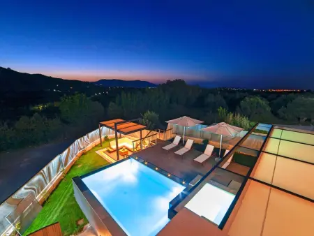 Perla Nera Villa mit privatem beheiztem Pool, Maison 6 personnes à Georgioupoli - Photo 15