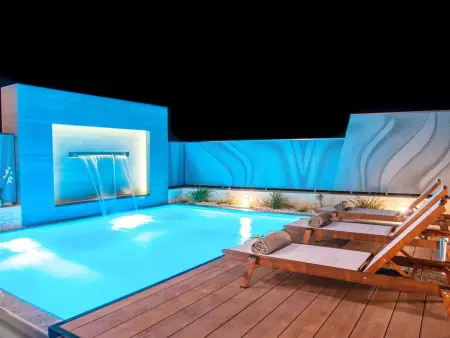 Perla Nera Villa mit privatem beheiztem Pool, Maison 6 personnes à Georgioupoli - Photo 28