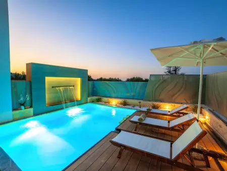 Perla Nera Villa mit privatem beheiztem Pool, Maison 6 personnes à Georgioupoli - Photo 38