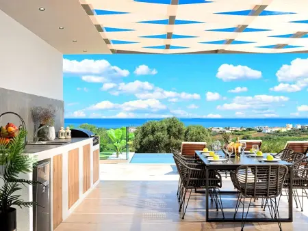 für 10 Personen in Kournas, Kreta (West-Kreta), Maison 8 personnes à Georgioupoli - Photo 3