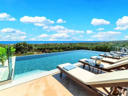 für 10 Personen in Kournas, Kreta (West-Kreta), Maison 8 personnes à Georgioupoli - Photo 4