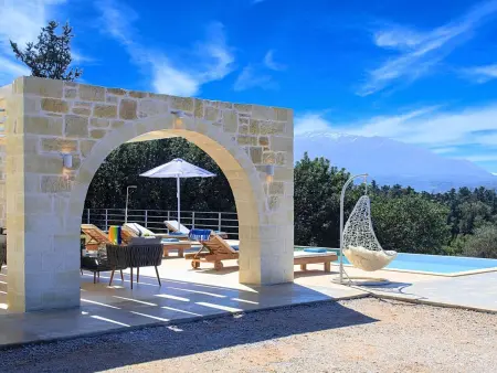 Orientem Villa Beheizter Pool, Maison 9 personnes à Georgioupoli - Photo 8