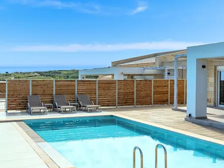 in Georgioupoli mit Privatem Pool und Meerblick, Maison 24 personnes à Georgioupoli - Photo 5