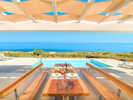 in Georgioupoli mit Privatem Pool und Meerblick, Maison 24 personnes à Georgioupoli - Photo 12