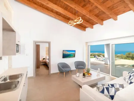 in Georgioupoli mit Privatem Pool und Meerblick, Maison 24 personnes à Georgioupoli - Photo 14