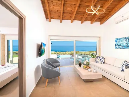 in Georgioupoli mit Privatem Pool und Meerblick, Maison 24 personnes à Georgioupoli - Photo 18