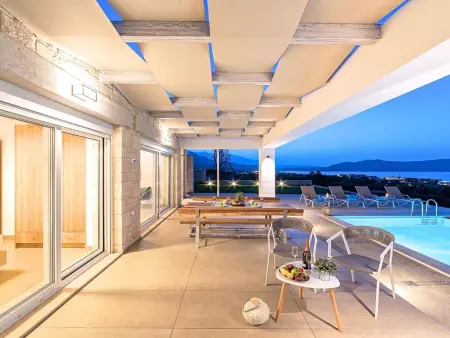 in Georgioupoli mit Privatem Pool und Meerblick, Maison 24 personnes à Georgioupoli - Photo 27