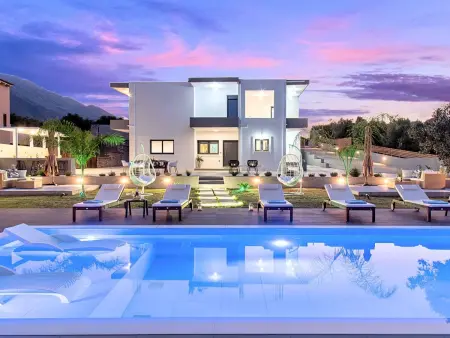 Stavento Luxus Villa Privater Pool, Maison 8 personnes à Georgioupoli - Photo 26