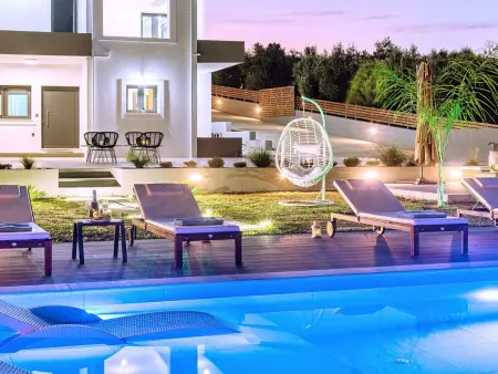Stavento Luxus Villa Privater Pool, Maison 8 personnes à Georgioupoli - Photo 27