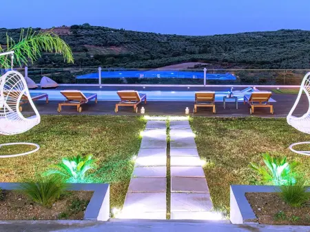 Stavento Luxus Villa Privater Pool, Maison 8 personnes à Georgioupoli - Photo 28