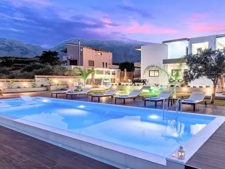 Stavento Luxus Villa Privater Pool, Maison 8 personnes à Georgioupoli - Photo 30