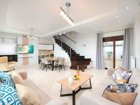 Wunderschönes Ferienhaus in Georgioupoli mit Grill, Terrasse und Garten - Photo 13