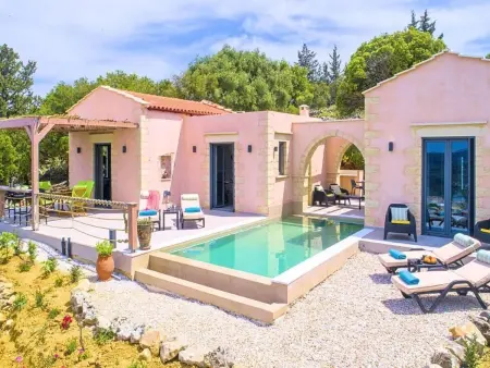 Villa Vardis mit beheiztem Pool, Maison 8 personnes à Georgioupoli - Photo 6