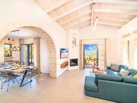 Villa Vardis mit beheiztem Pool, Maison 8 personnes à Georgioupoli - Photo 11