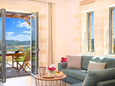 Villa Vardis mit beheiztem Pool, Maison 8 personnes à Georgioupoli - Photo 12