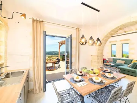 Villa Vardis mit beheiztem Pool, Maison 8 personnes à Georgioupoli - Photo 13