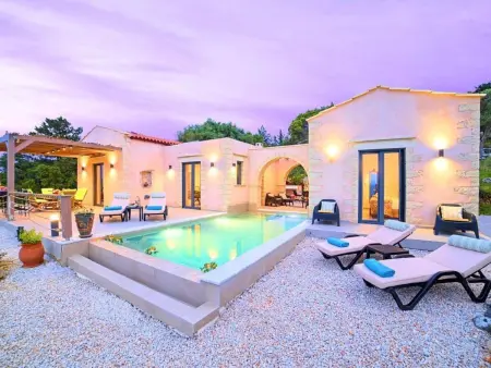 Villa Vardis mit beheiztem Pool, Maison 8 personnes à Georgioupoli - Photo 28