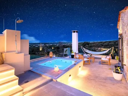 Akalli Villa Privater Pool, Whirlpool, Maison 12 personnes à Georgioupoli - Photo 3