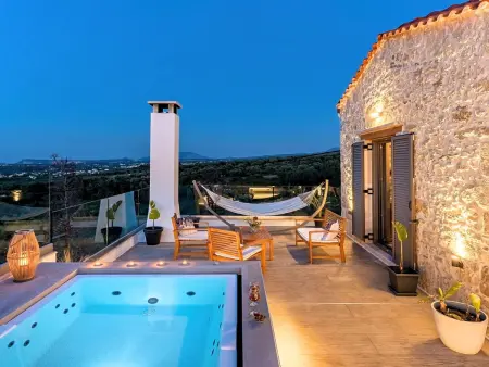 Akalli Villa Privater Pool, Whirlpool, Maison 12 personnes à Georgioupoli - Photo 33