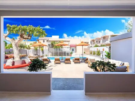 mit Privatpool für 24 Personen in Paralia Kourna, Kreta - Photo 2
