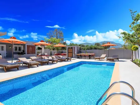 mit Privatpool für 24 Personen in Paralia Kourna, Kreta - Photo 5