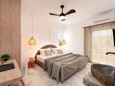 mit Privatpool für 24 Personen in Paralia Kourna, Kreta - Photo 19