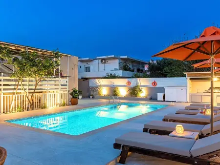 mit Privatpool für 24 Personen in Paralia Kourna, Kreta - Photo 36