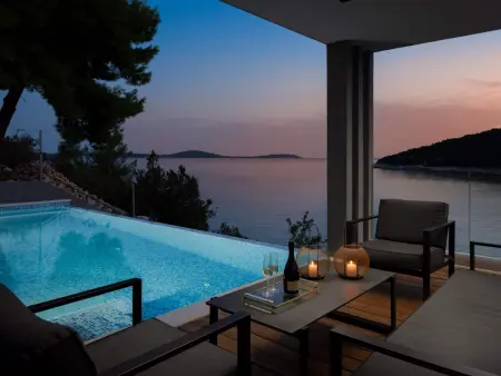 Haus in Vinišće mit Außenterrasse, Maison 8 personnes à Vinišće - Photo 45