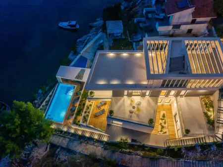 Haus in Vinišće mit Außenterrasse, Maison 8 personnes à Vinišće - Photo 48
