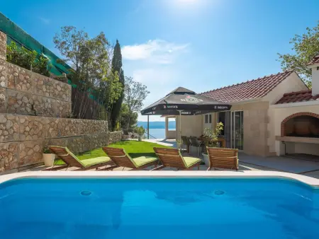 Ferienvilla  Villa LeoMa  mit privatem Pool, Maison 4 personnes à Omiš - Photo 14
