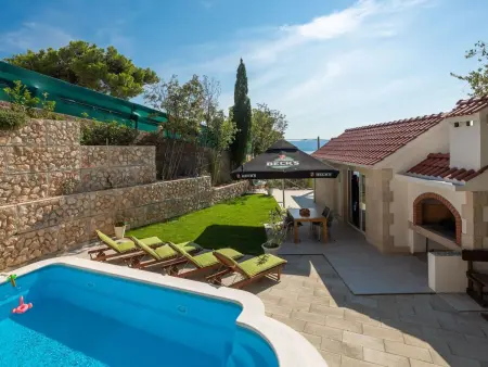 Ferienvilla  Villa LeoMa  mit privatem Pool, Maison 4 personnes à Omiš - Photo 15