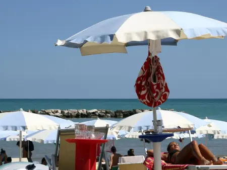 Wohnung in Strandnähe, Appartement 4 personnes à Cupra Marittima - Photo 12