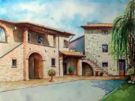 Agriturismo Podere Casenove Wohnung Magnolia, Appartement 4 personnes à Citerna - Photo 10