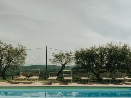 Jacopo' Wohnung mit Gemeinschaftspool, Appartement 5 personnes à Bucine - Photo 11