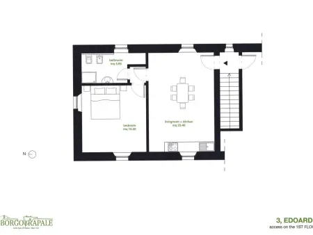 Edoardo' Ferienwohnung mit Pool, Appartement 5 personnes à Bucine - Photo 9