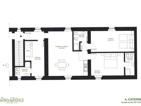 Wohnung 'Caterina' mit Gemeinschaftspool, Appartement 8 personnes à Bucine - Photo 17