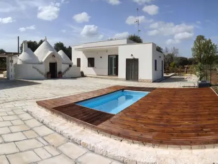 Rundes Steinhaus mit Whirlpool, Maison 9 personnes à San Vito Dei Normanni - Photo 17