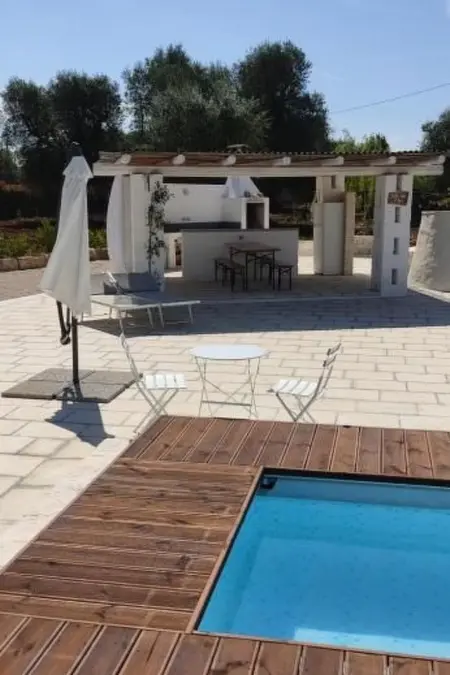 Rundes Steinhaus mit Whirlpool, Maison 9 personnes à San Vito Dei Normanni - Photo 24