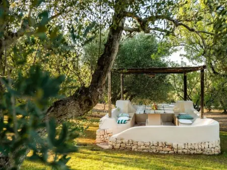 Schönes Steinhaus mit Pool und Panoramablick, Maison 14 personnes à Ostuni - Photo 19