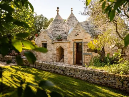 Schönes Steinhaus mit Pool und Panoramablick, Maison 14 personnes à Ostuni - Photo 34