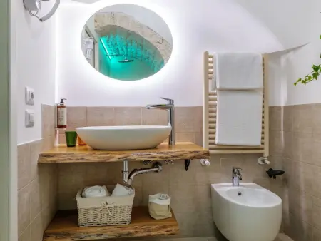 Rundes Steinhaus 'Palmento' mit Schwimmbad, Appartement 2 personnes à Martina Franca - Photo 6