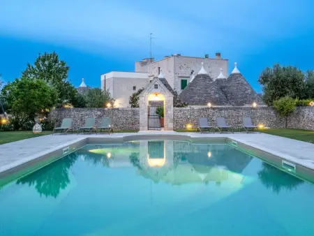 Rundes Steinhaus 'Palmento' mit Schwimmbad, Appartement 2 personnes à Martina Franca - Photo 7