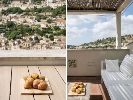 Eine Terrasse über Modica, Appartement 4 personnes à Modica - Photo 1