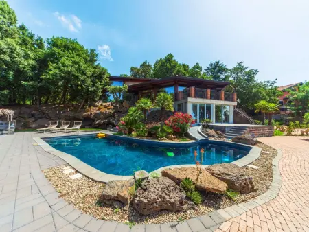 Ferienvilla mit privatem Pool, Maison 6 personnes à Trecastagni - Photo 1