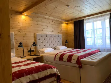 Die Ski-Suite hat ein Schlafzimmer und ein kleines Wohnzimmer ohne Küche. - Photo 20