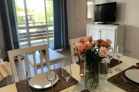 Résidence Les Cottages du Lac ***, Appartement près du lac de Parentis avec piscine - Photo 26