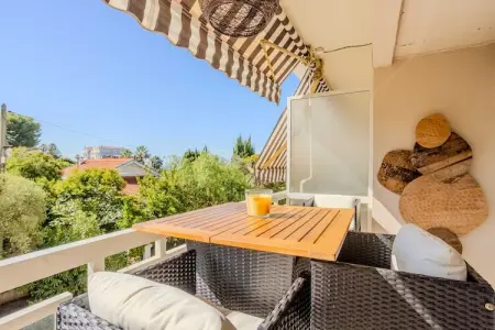 MB-2-PINS-M, Appartement lumineux et climatisé avec vue sur mer - Antibes - Photo 3