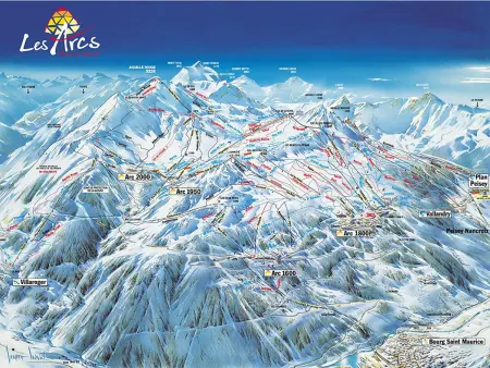 Appartement traversant 3 pièces, 8 pers, Arc 1600, proche pistes et commerces - Photo 11